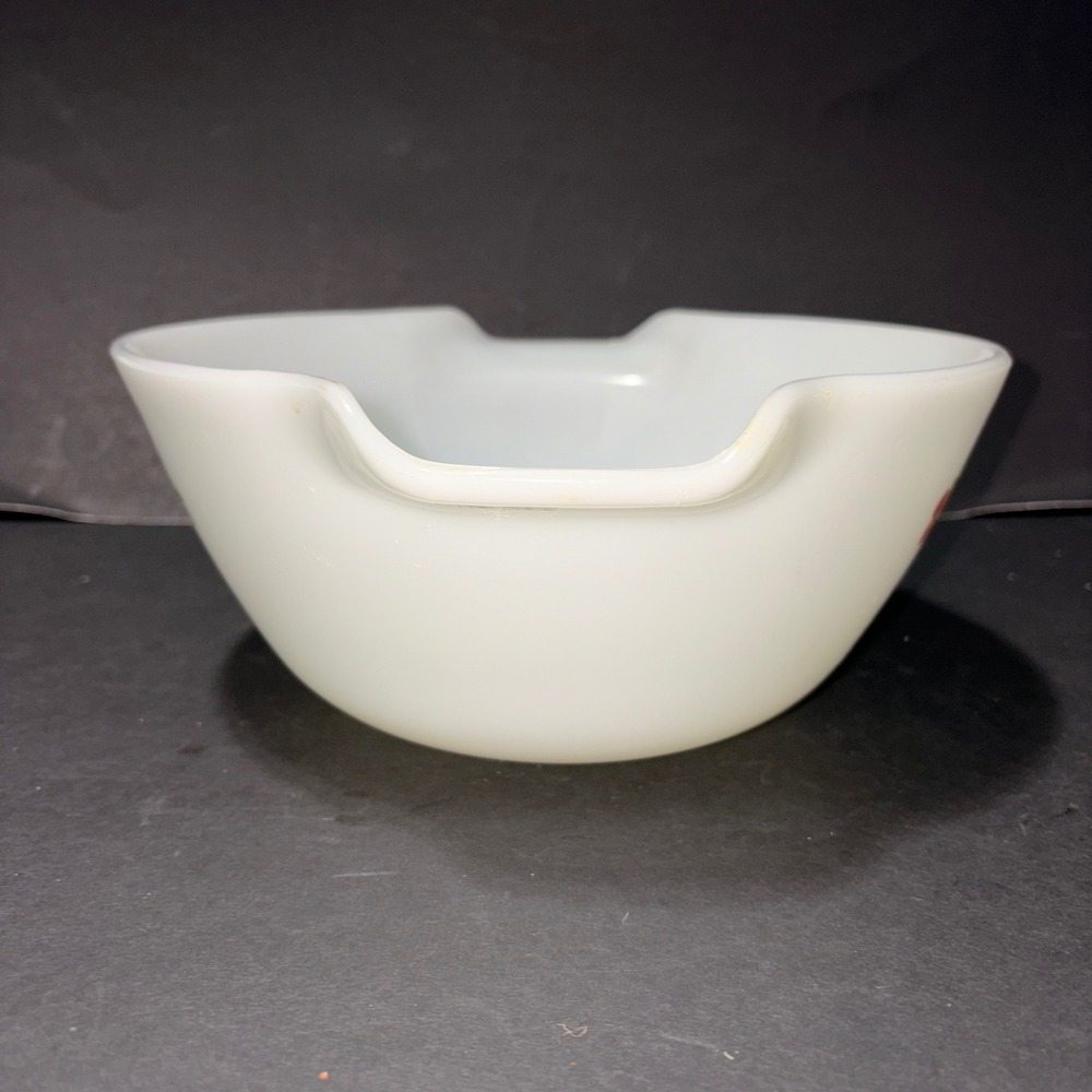 Vintage Anchor Hocking Fire King Chanticleer Milk Glass Mixing Bowl 11.75" x 10" - Picture 11 of 16